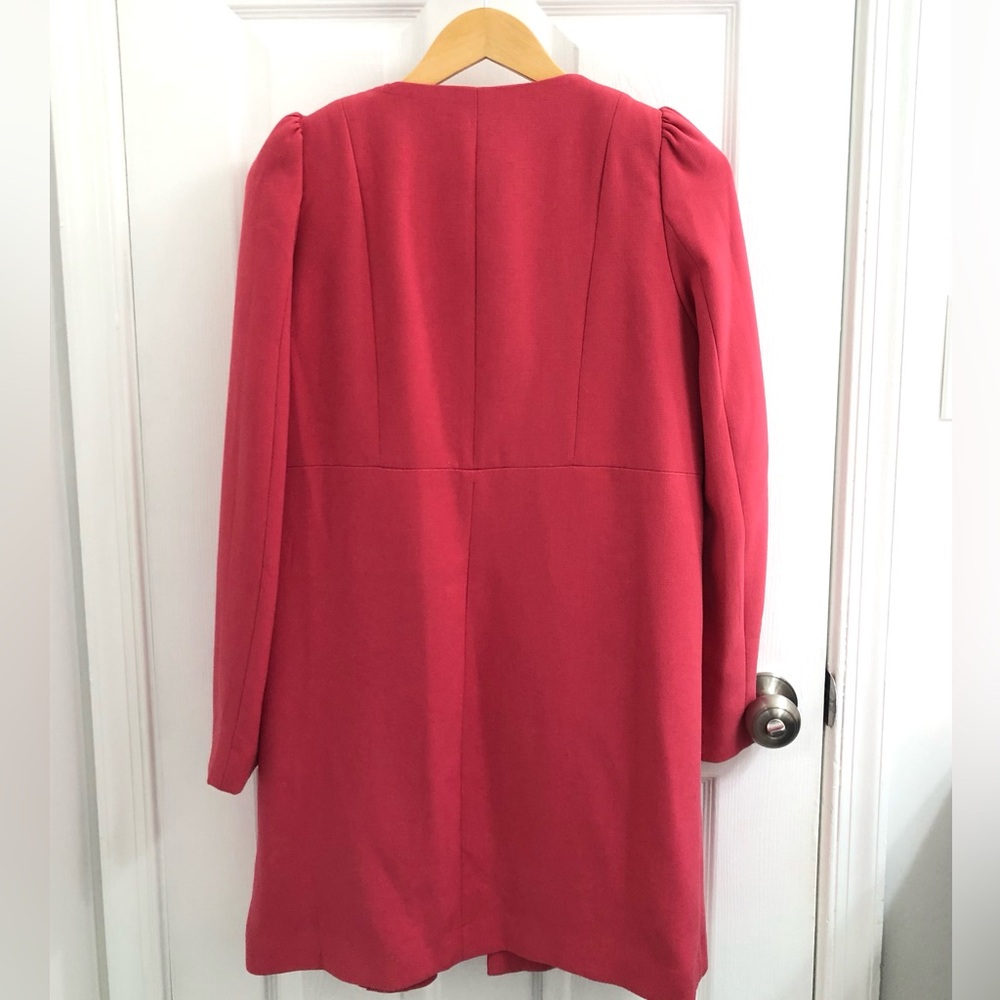 H&M Vibrant Pink Trench Coat - Picture 2 of 7